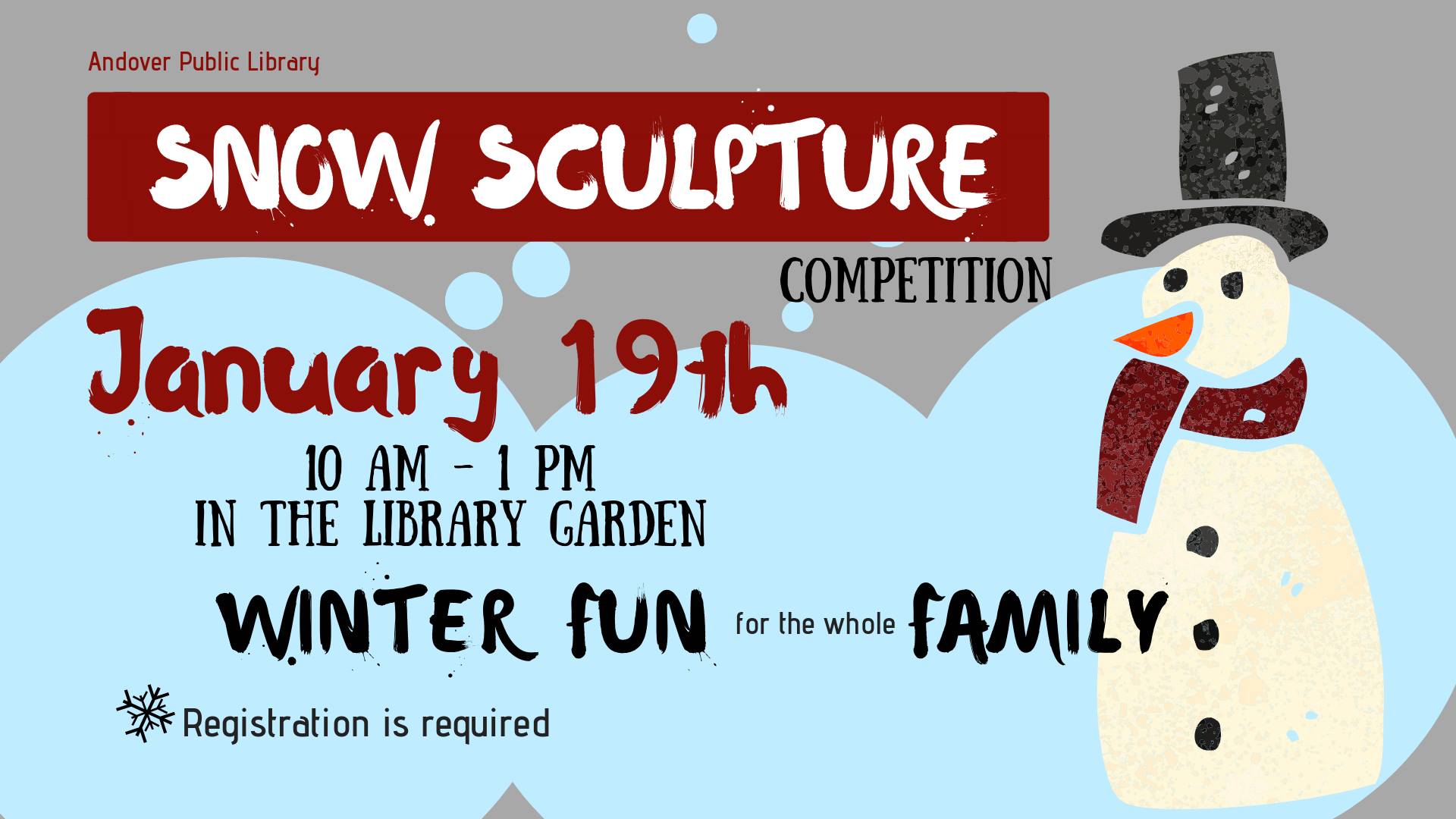 Snow Sculpture Competition