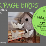 Book Page Bird Craft