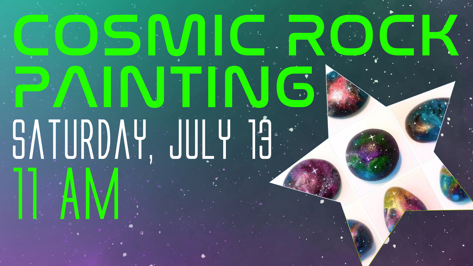 Cosmic Rock Painting