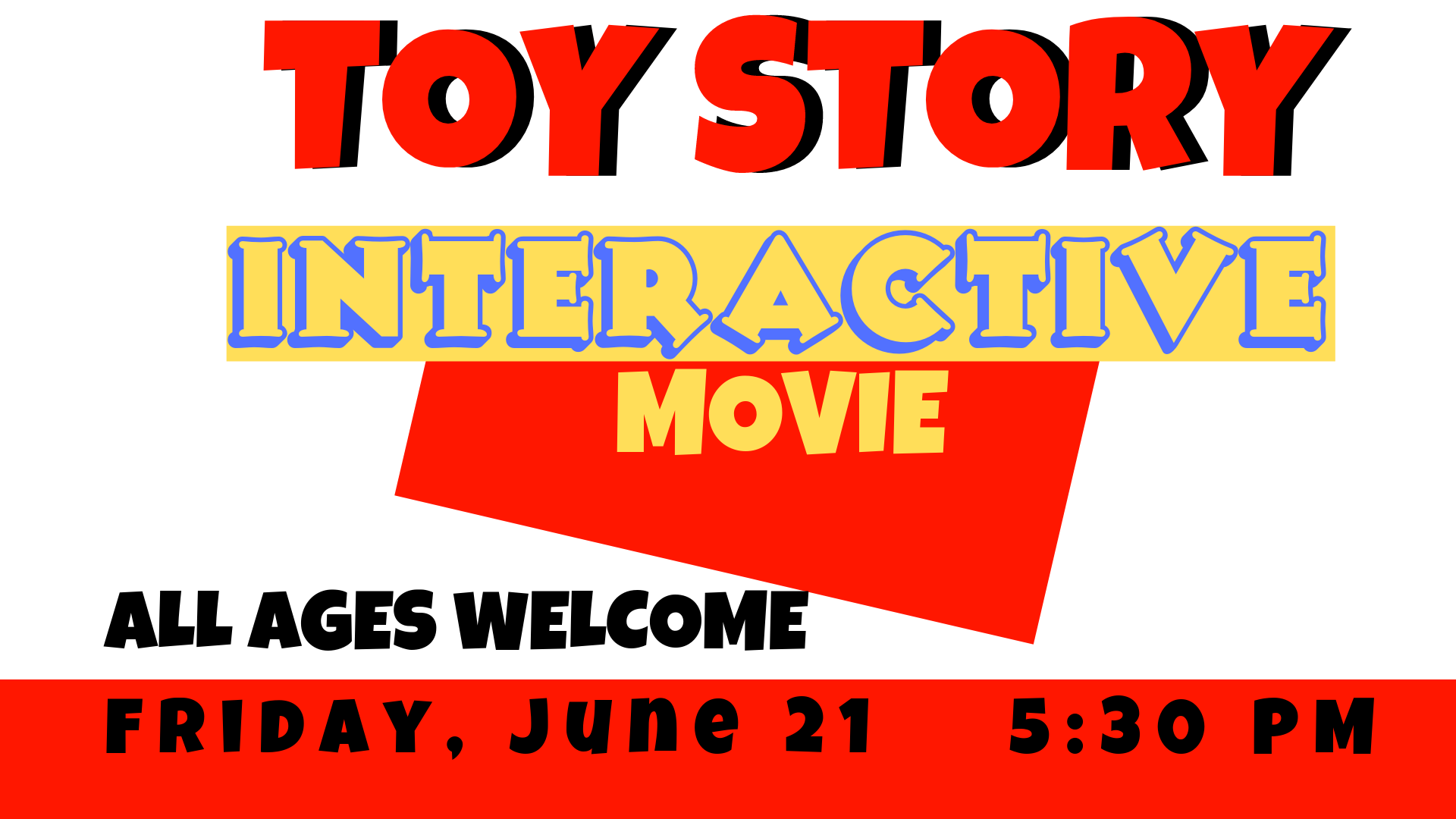 Toy Story Interactive Movie Night