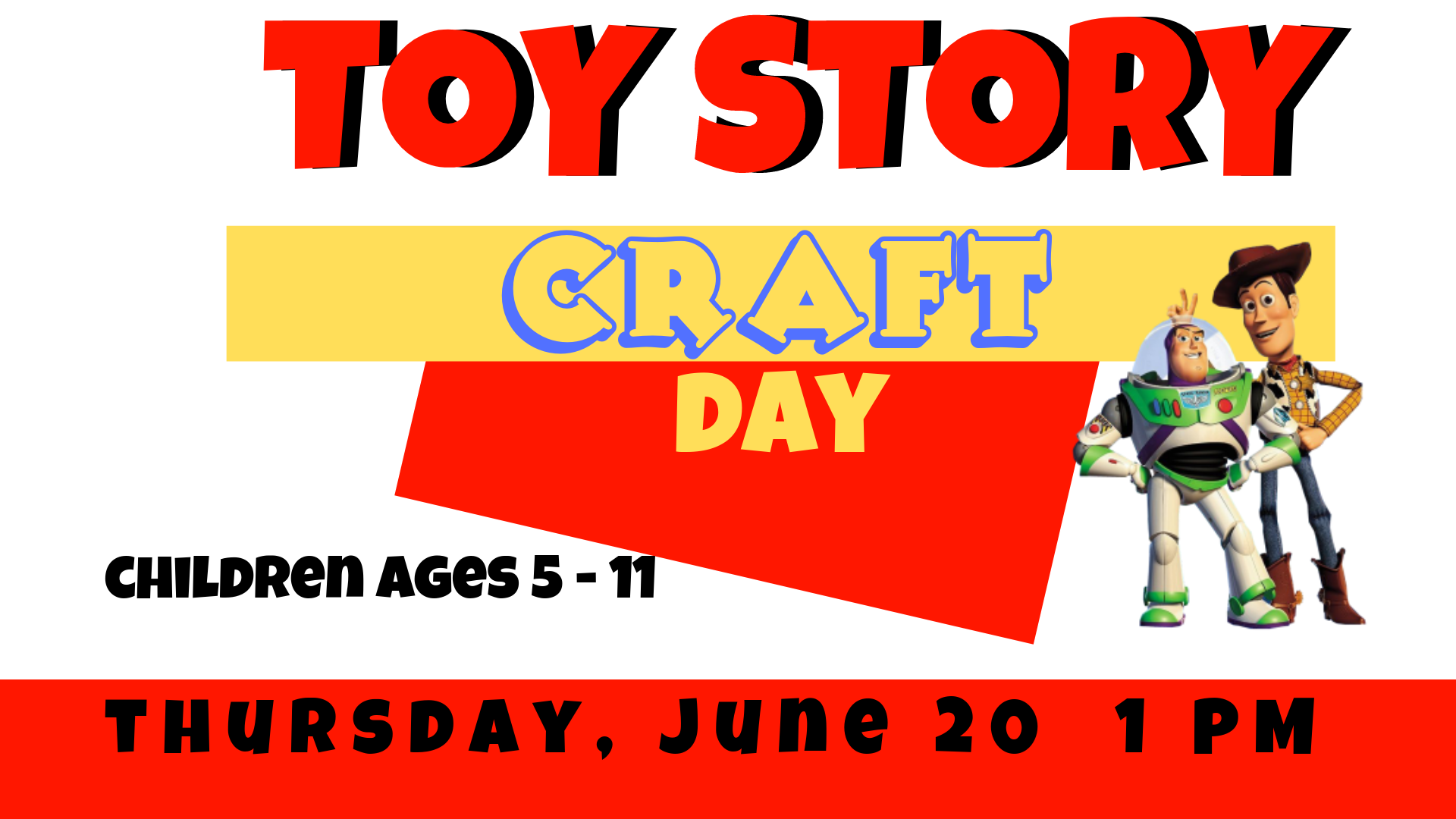 Toy Story Craft Day
