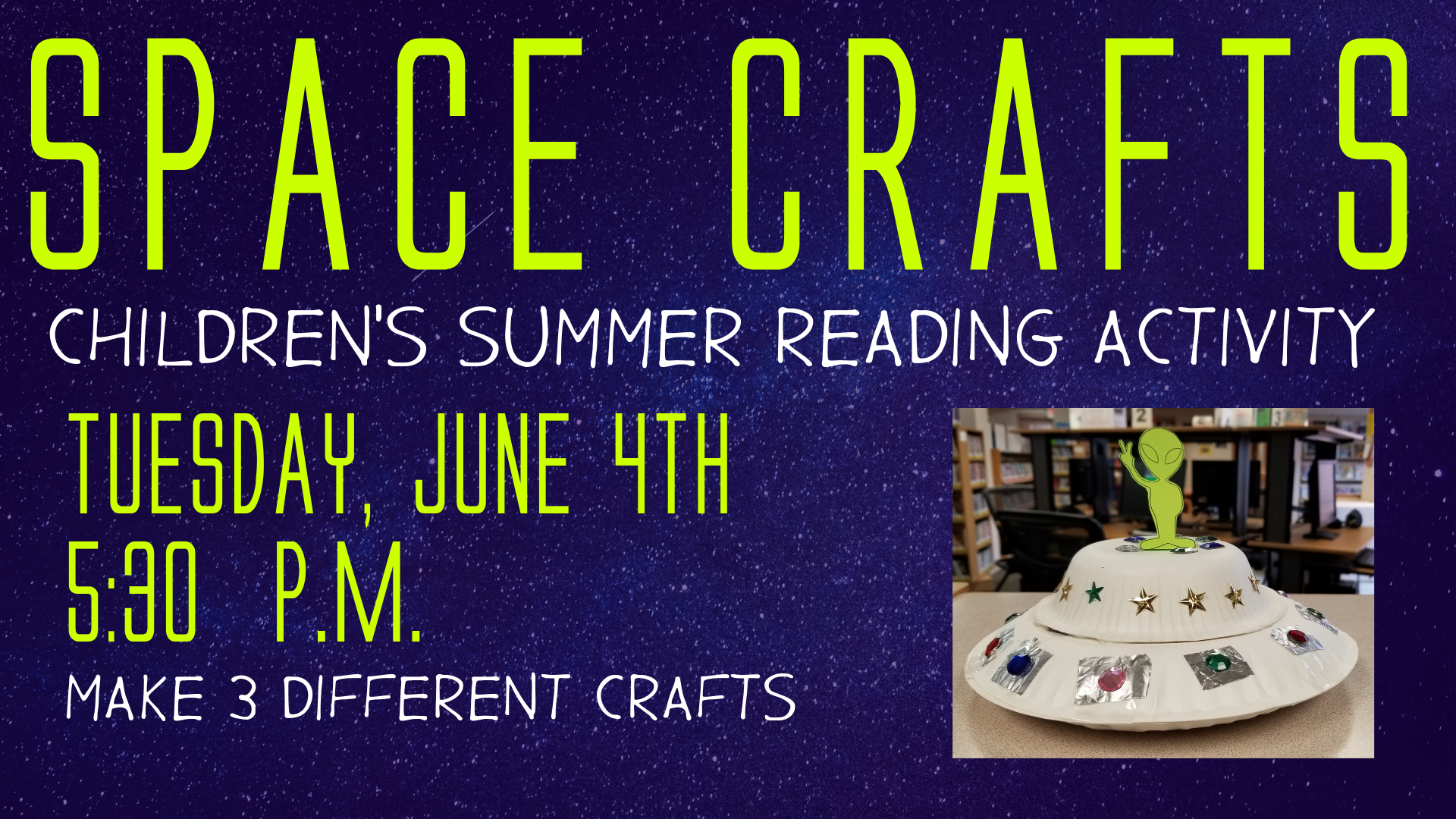 Children's Craft Day: Space Themed