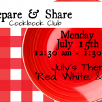 Prepare & Share Cookbook Club - July "Red, White, and Blue"