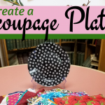 Create a Decoupage Plate