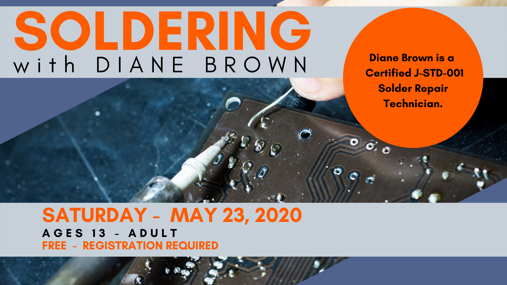 Soldering with Diane Brown - Cancelled