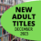 New Adult Fiction for December 2023