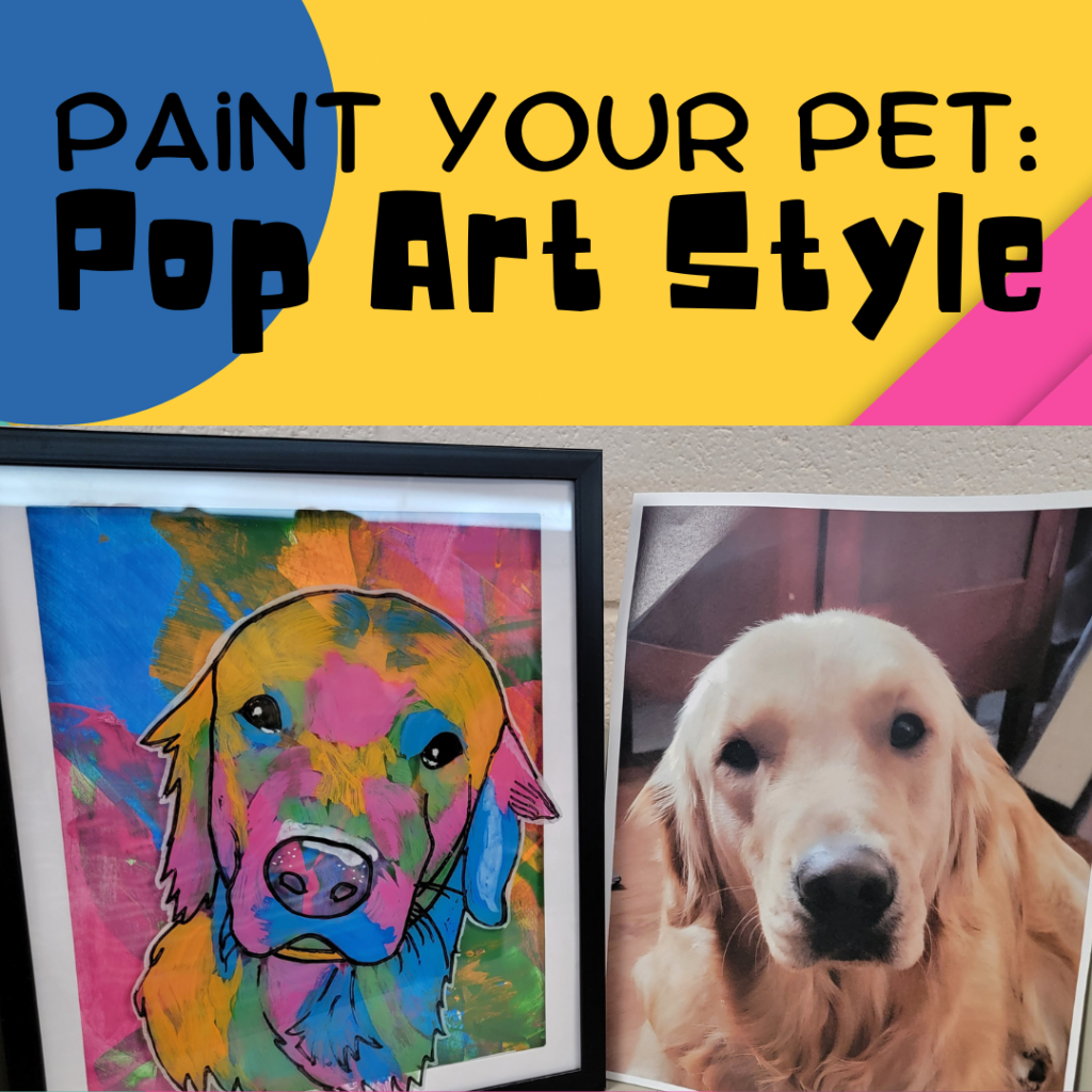 Paint Your Pet Pop Art Style Andover Public Library paint-your-pet-pop-art-style-andover-public-library
